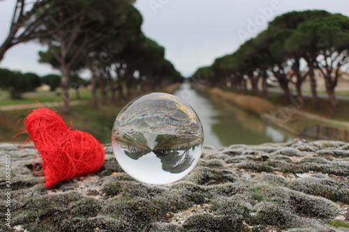 canal du midi sallèles d'aude photo