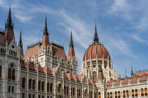 Parliament Building in Budapest, Hungary.