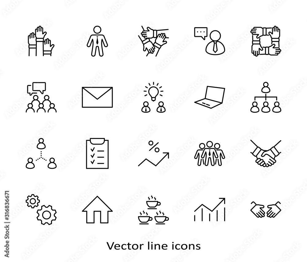 vektorov-grafika-set-of-team-work-related-vector-line-icons-contains