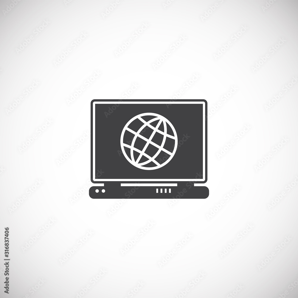 Technology related icon on background for graphic and web design. Simple illustration. Internet concept symbol for website button or mobile app. Technology related icon on background for graphic and web design. Simple illustration. Internet concept symbol for website button or mobile app.
