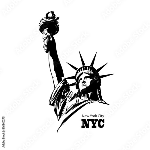 American symbol - Statue of Liberty.