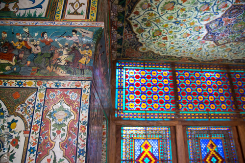 Sheki, Azerbaijan. Khan's Palace in Sheki. Gem of Azerbaijan Culture.