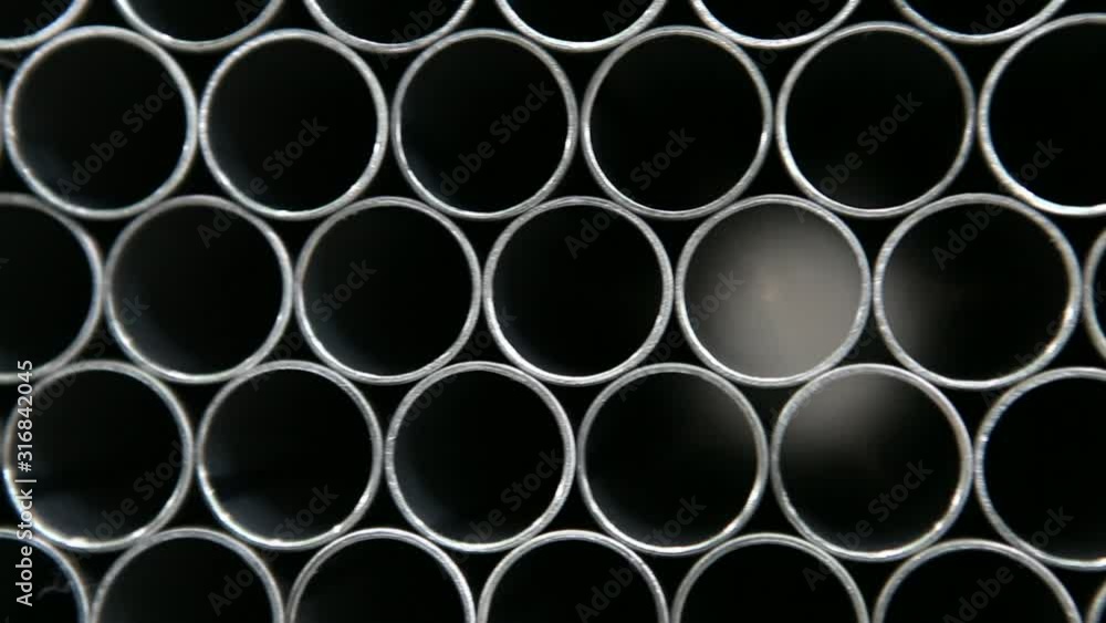 steel metal pipes on stack steel metal pipes on stack