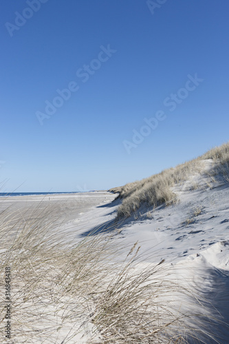 Dunes and sky - background