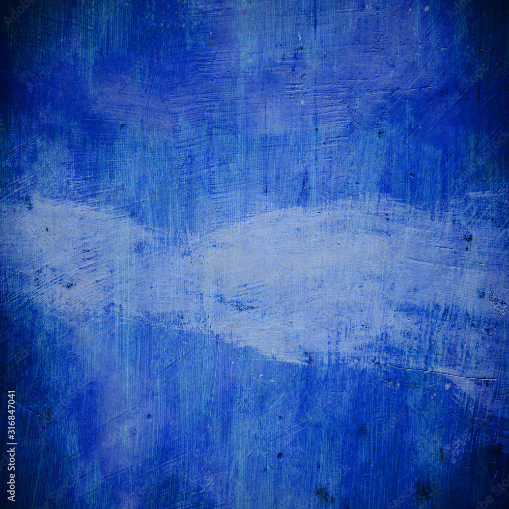 Fototapeta premium Blue vintage grunge background texture