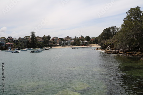 Little Manly Beach in Sydney, New Soth Wales Australia