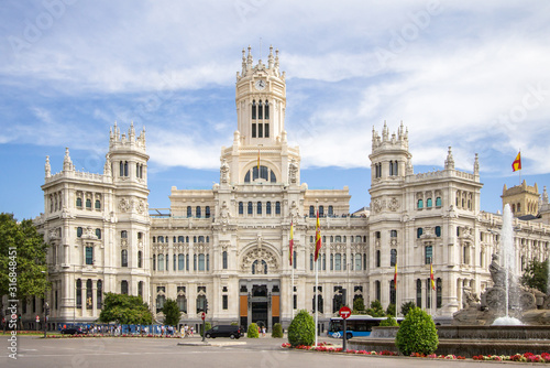 Palacio de Comunicaciones in Madrid  Spain