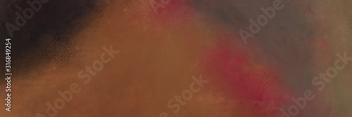 decorative horizontal texture background  with brown  very dark pink and tan color