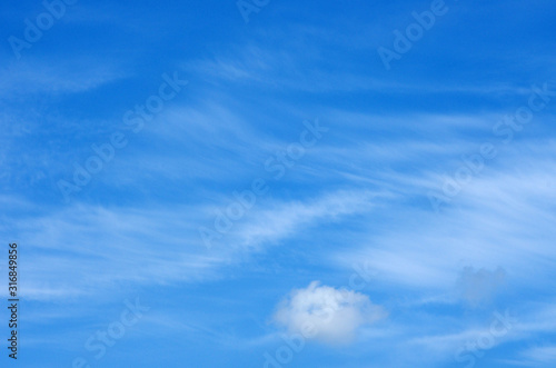 Fototapeta Naklejka Na Ścianę i Meble -  White clouds in blue sky