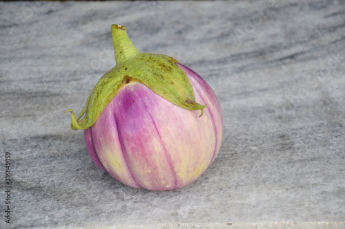 "Rosa bianca" eggplant