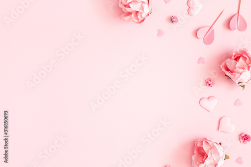 Canvas Print Valentine's Day background