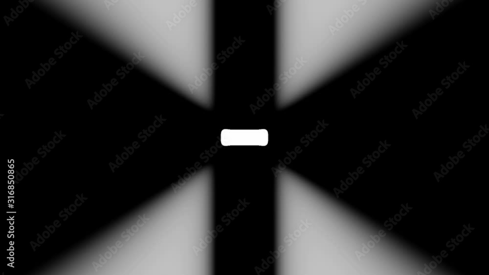 Abstract CGI motion background with moving black white shapes (full HD ...