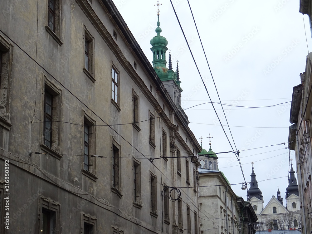 Obraz premium Ľviv in December 2019