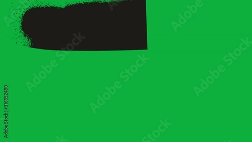 Spray Paint Element On Green Screen