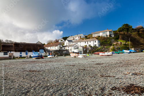 Porthallow Beach Cornwall England UK