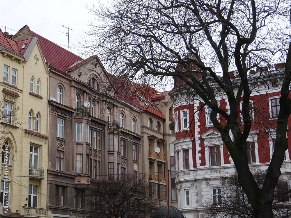 Fototapeta premium Ľviv in December 2019