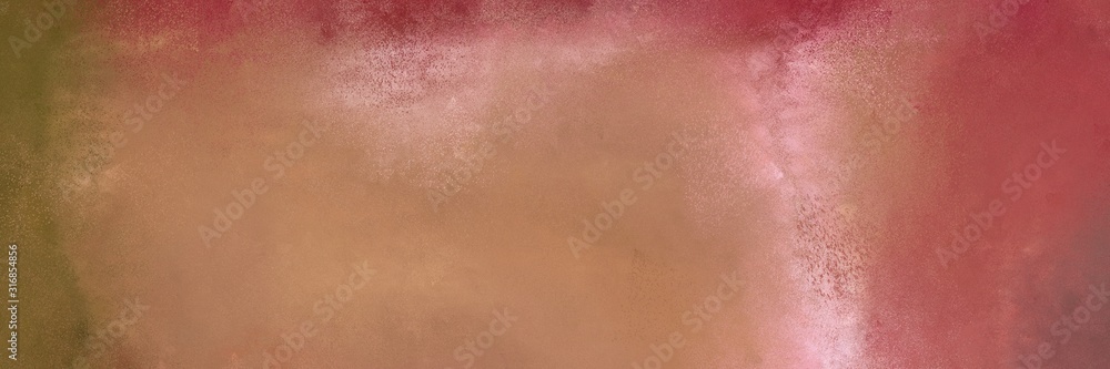 retro horizontal background header with indian red, brown and baby pink color