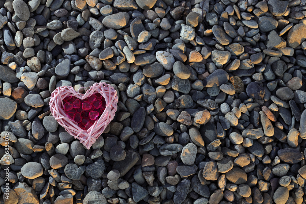 heart made of stones heart made of stones