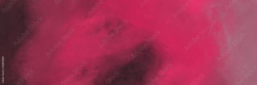 antique horizontal background banner with dark moderate pink, very dark violet and antique fuchsia color