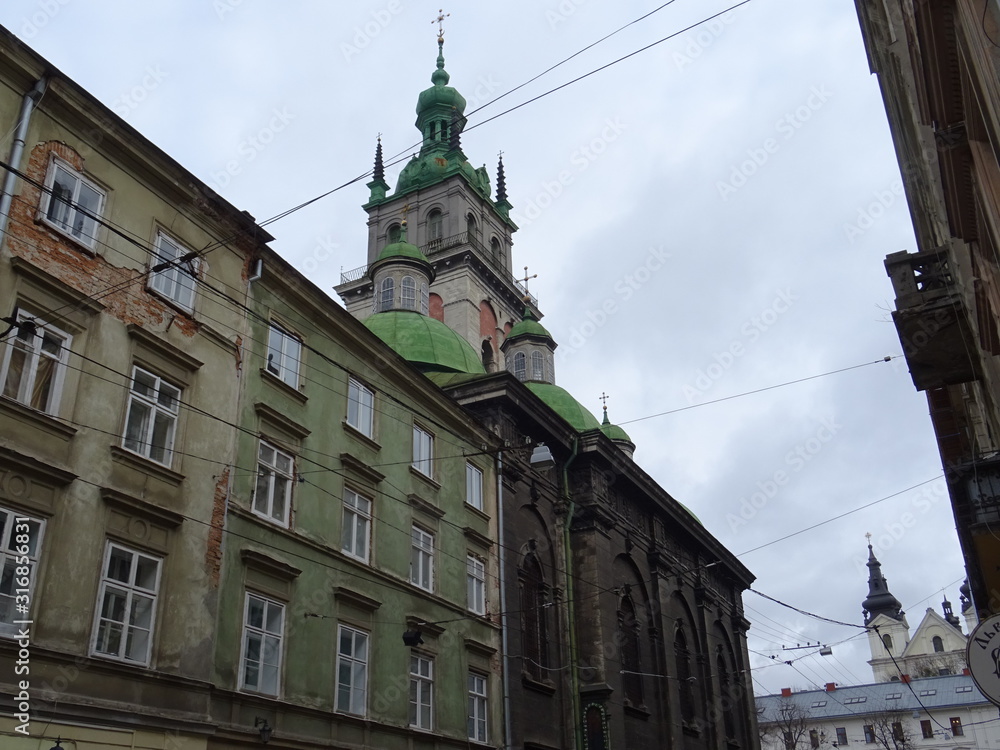 Obraz premium Ľviv in December 2019