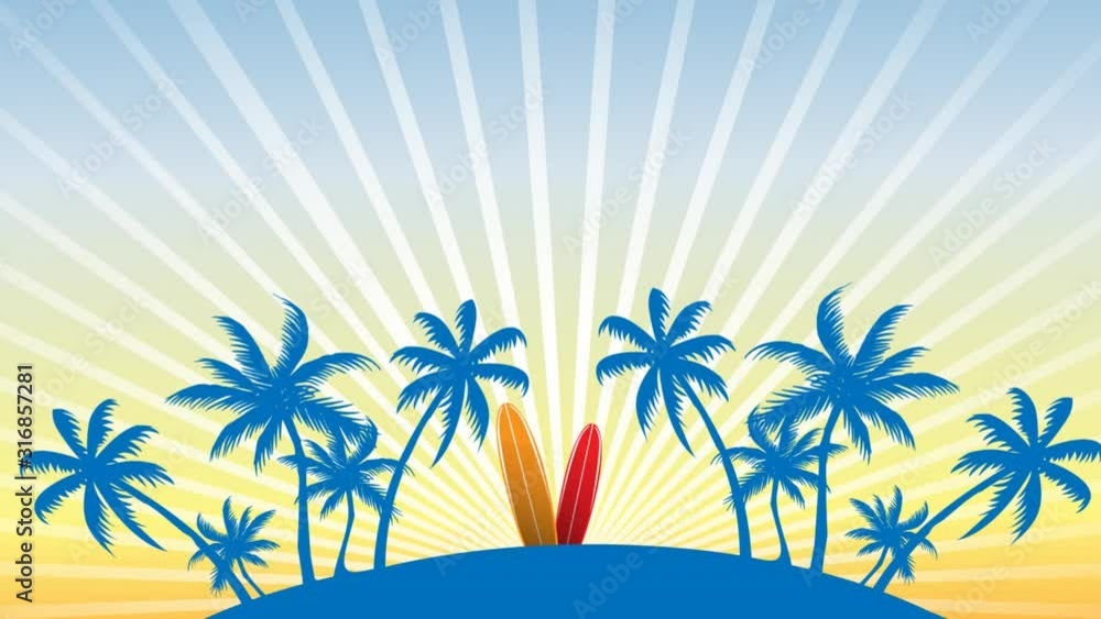 surfboard background on sky background surfboard background on sky background