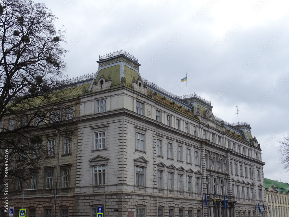 Fototapeta premium Ľviv in December 2019
