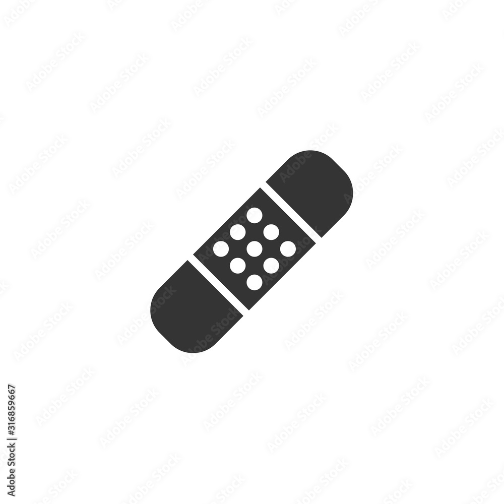 band aid icon vector illustration for website and graphic design band aid icon vector illustration for website and graphic design