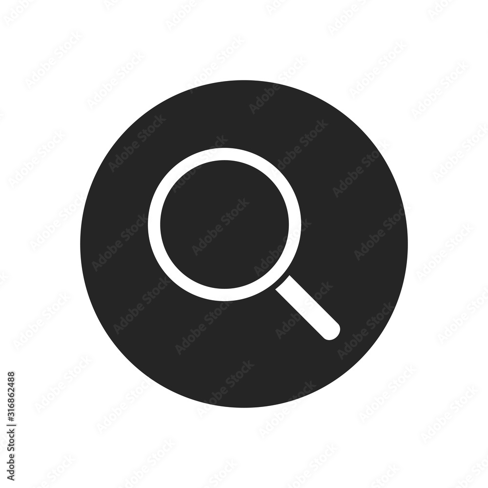 Search vector icon in modern design style for web site and mobile app Search vector icon in modern design style for web site and mobile app