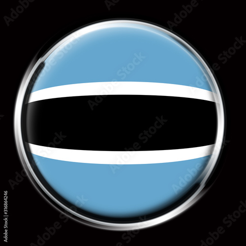 Free Download Bandiera Botswana - GFXLoad