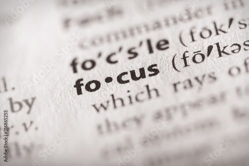 Dictionary Series - Focus