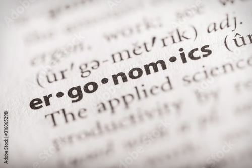 Dictionary Series - Ergonomics photo