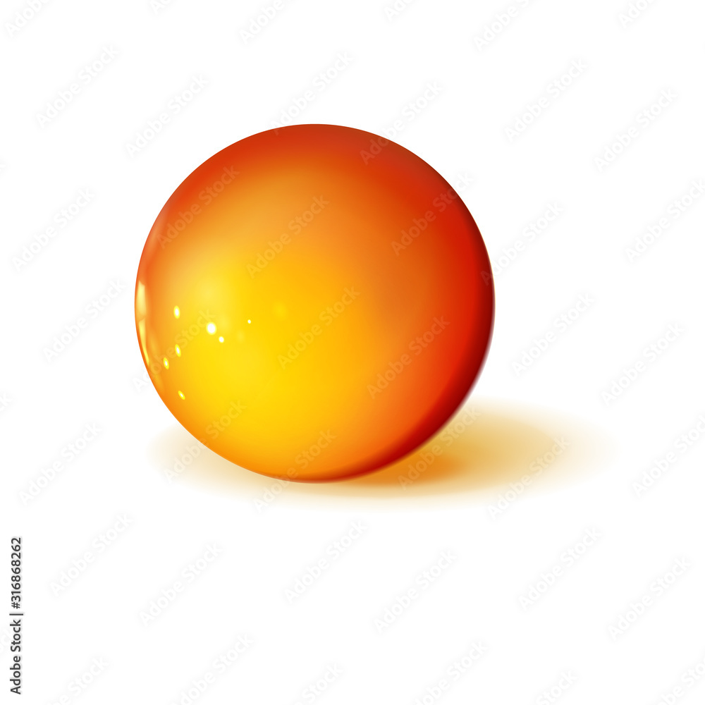 Mockup of glossy golden or yellow sphere, polished ball. Orb icon 3d yellow-red color. Realistic geometric design. Template vector illustration. Gold shape isolated on white background. Shadows. Mockup of glossy golden or yellow sphere, polished ball. Orb icon 3d yellow-red color. Realistic geometric design. Template vector illustration. Gold shape isolated on white background. Shadows.