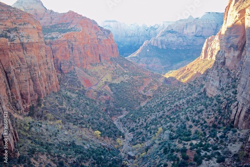 view of Zion valley