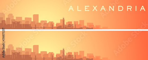 Alexandria Beautiful Skyline Scenery Banner
