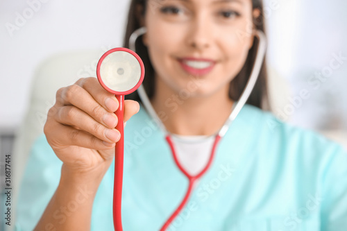 Female doctor or nurse hold...