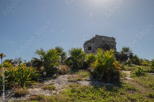 Wallpaper Mural Tulum archaeological zone at noon in a sunny day Torontodigital.ca