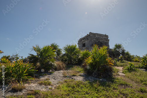 Wallpaper Mural Tulum archaeological zone at noon in a sunny day Torontodigital.ca