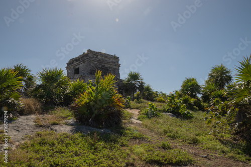 Wallpaper Mural Tulum archaeological zone at noon in a sunny day Torontodigital.ca