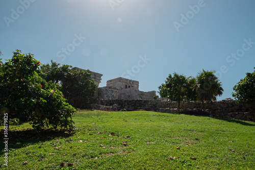Wallpaper Mural Tulum archaeological zone at noon in a sunny day Torontodigital.ca
