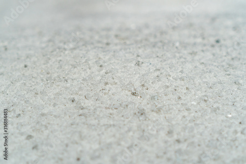 Crystal Sea Salt May Use As Background, Closeup. salt background and texture.