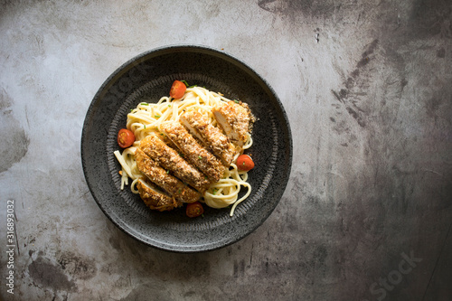 Chicken Parmesan with Pasta