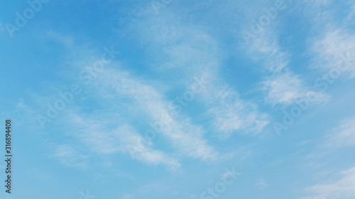 Clear blue sky. The clear blue sky with clouds. A natural background for images royalty free stock photo.