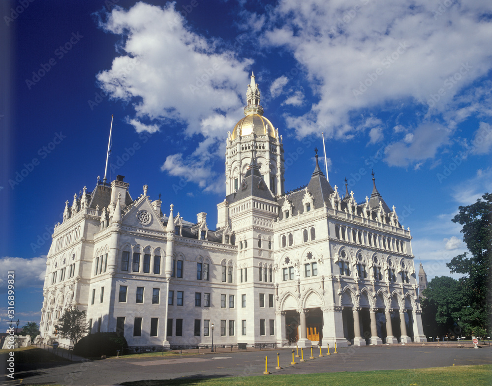 Fototapeta premium State Capitol of Connecticut, Hartford