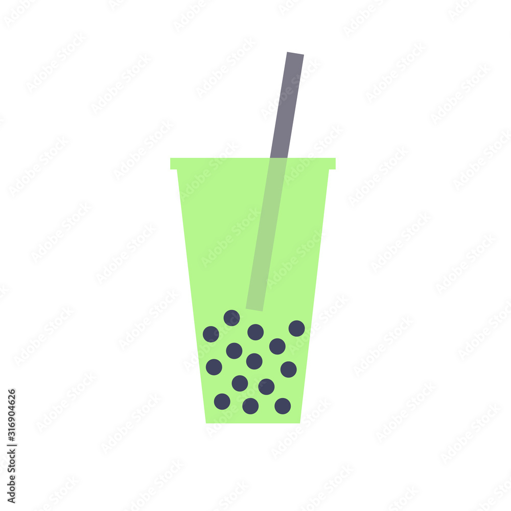 bubble tea icon, vector illustration bubble tea icon, vector illustration