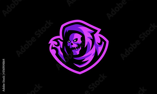 The Reaper Esport Logo - Mascot Logo-13