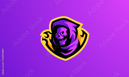 Reaper Esport Logo - Mascot Logo-12