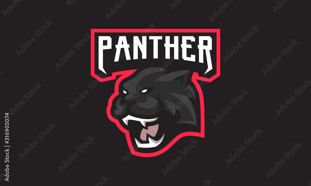 PrintPanther Esport Logo - Mascot Logo-09