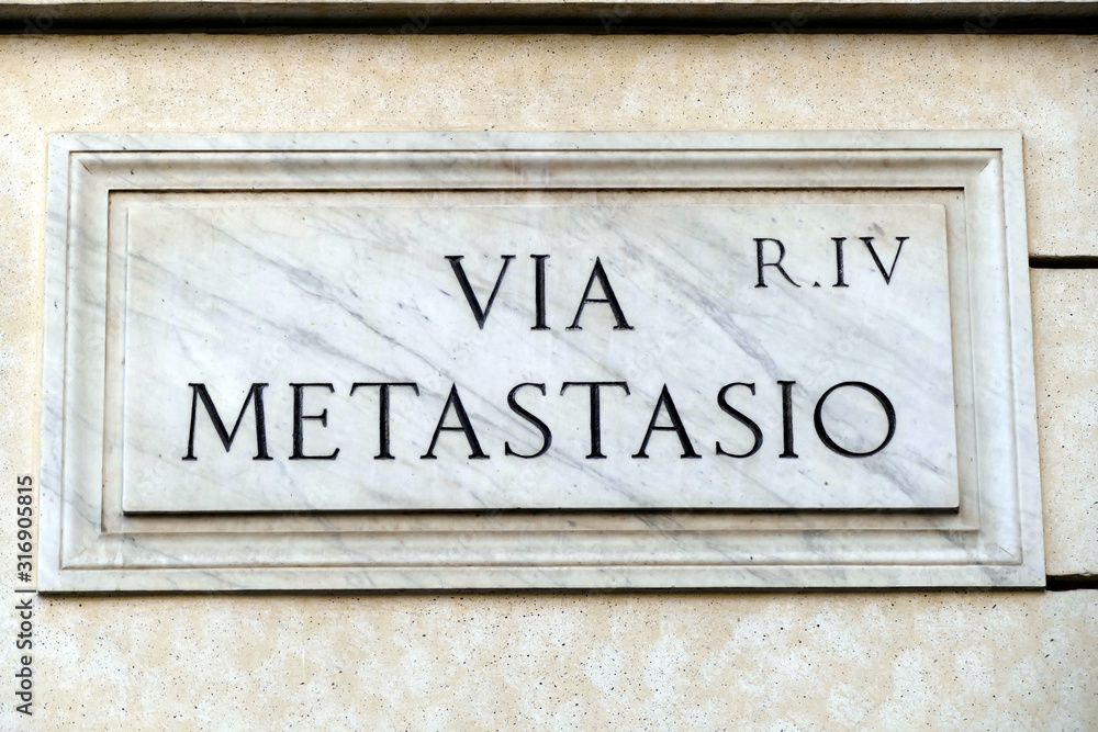 nomi delle strade e piazze di roma,italia