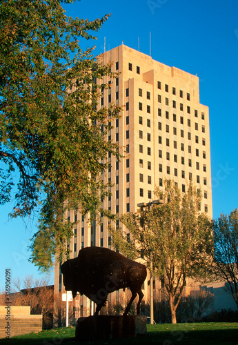 Slika na platnu State Capitol of North Dakota, Bismarck