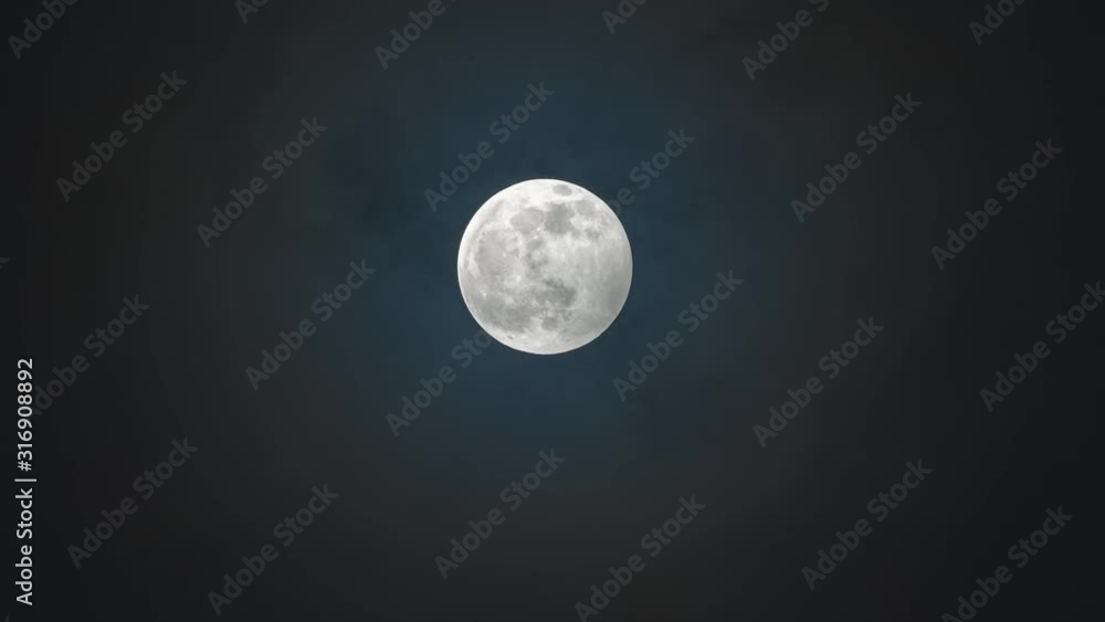 Full moon against cloudy night sky Full moon against cloudy night sky